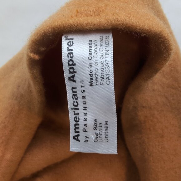 American Apparel Women's Tan/Brown Beret Knit, One Size - Picture 5 of 7